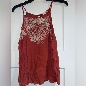 Burnt orange tank top